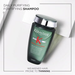 Kérastase Genesis Homme Bain de Force – étiquette moderne et claire