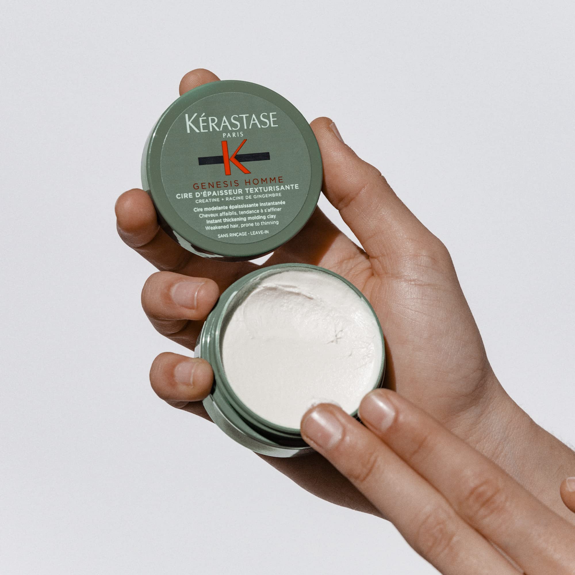 KÉRASTASE Genesis Homme, cuir chevelu purifié après le soin.