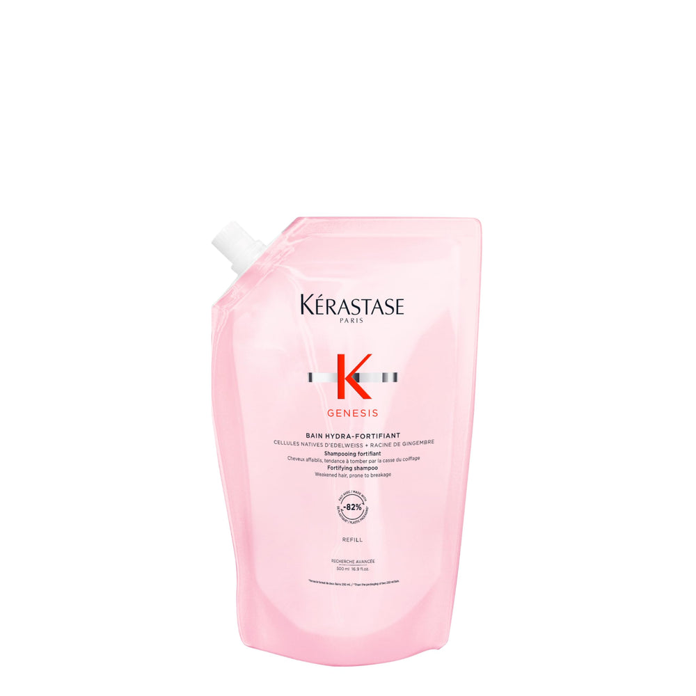 Kérastase Genesis Hydra-Fortifiant — bouteille-recharge : hydratation légère et renforcement des cheveux.