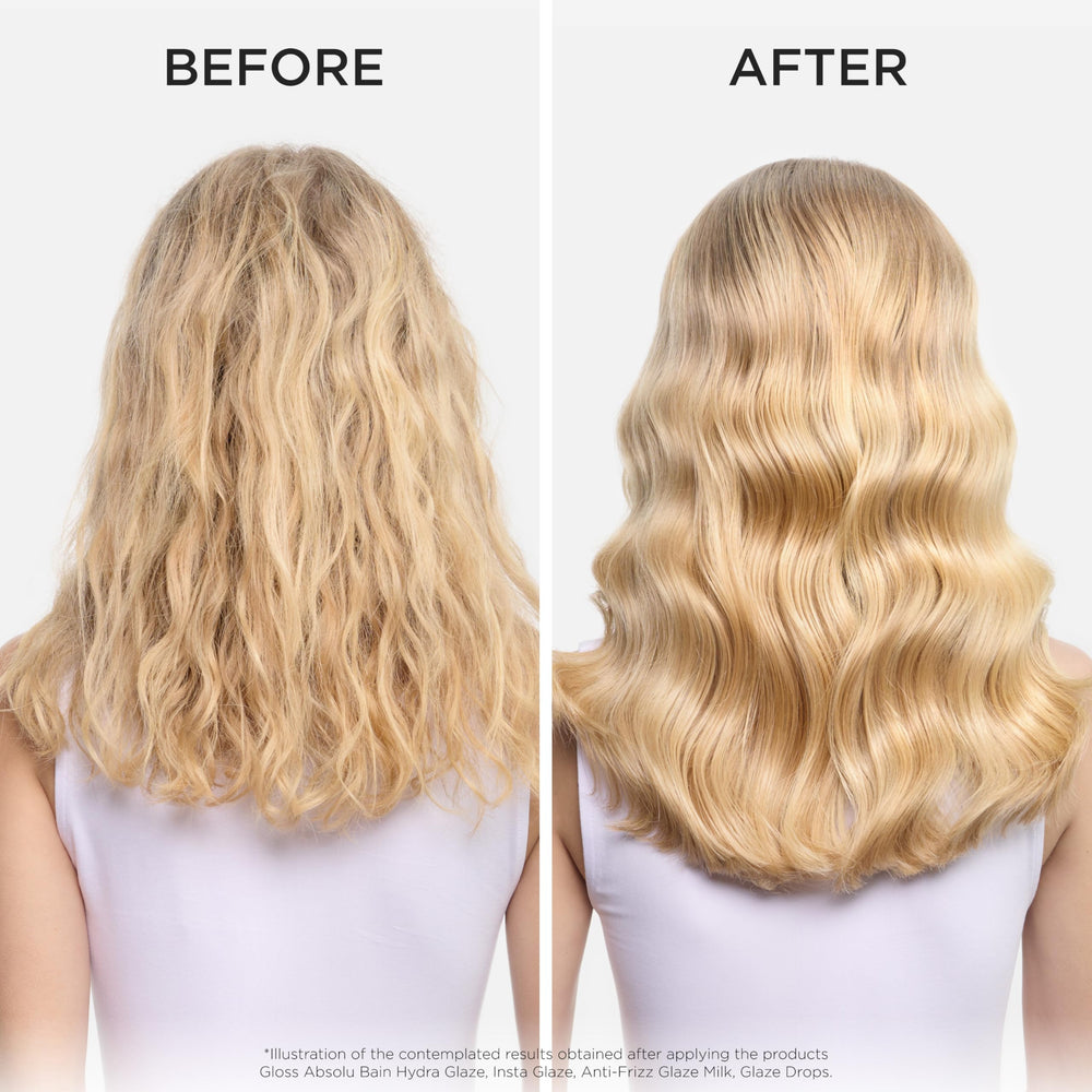 Effet anti-frisage jusqu’à 4 jours avec Kerastase Gloss Absolu.