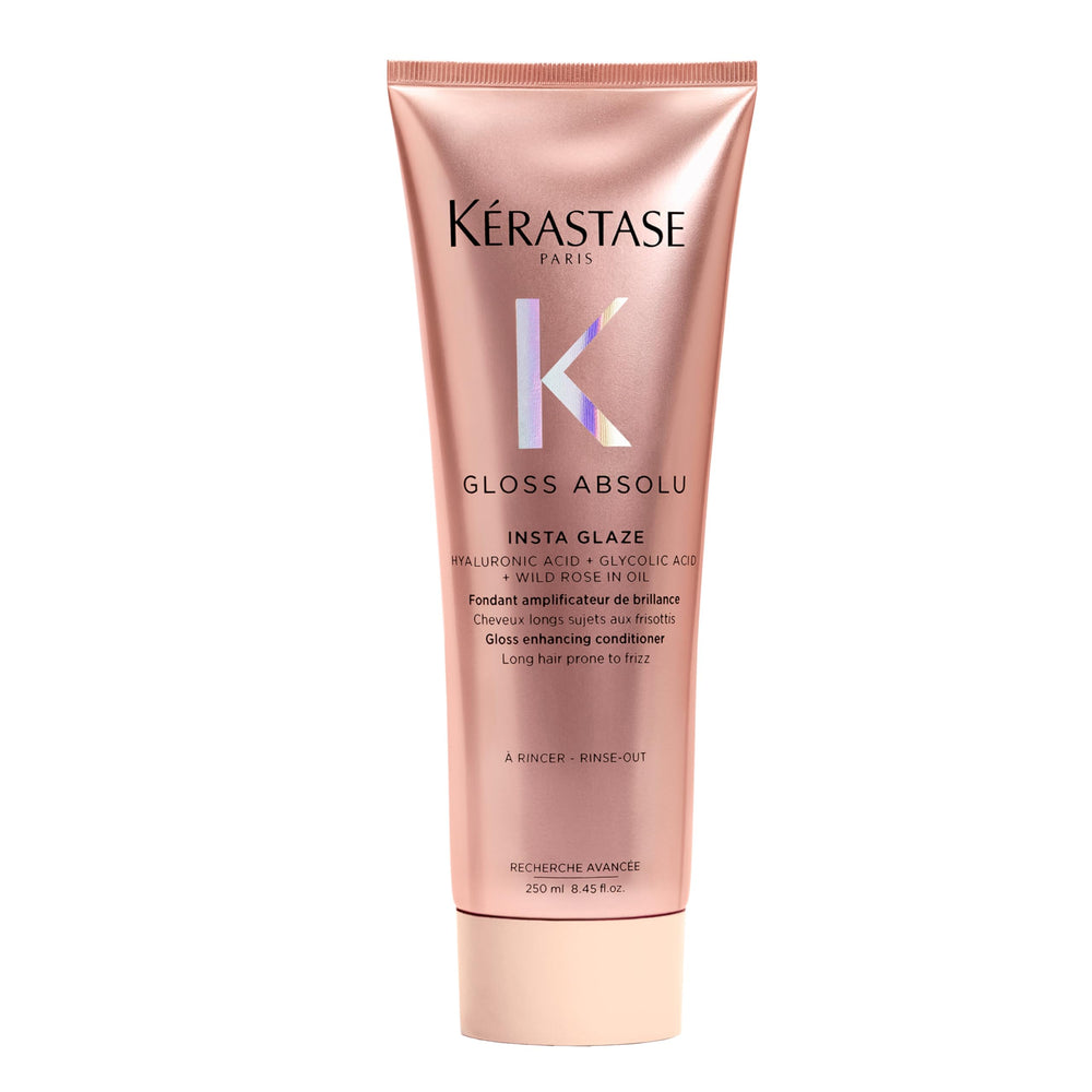 KÉRASTASE Gloss Absolu – Bouteille élégante promettant brillance et hydratation.