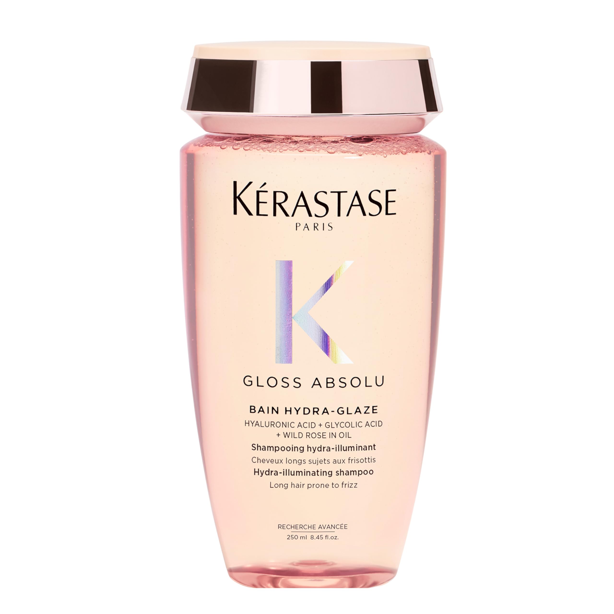 Bouteille KÉRASTASE Gloss Absolu, brillance éclatante et packaging luxueux