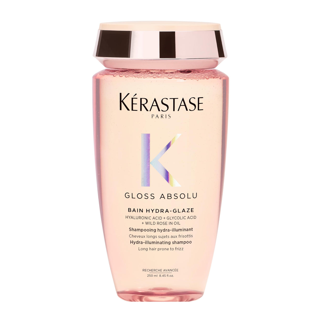 Bouteille KÉRASTASE Gloss Absolu, brillance éclatante et packaging luxueux