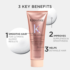 KÉRASTASE Gloss Absolu – Pose courte de 3 à 5 minutes avant rinçage.