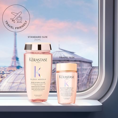 Texture gel-mousse visible du shampooing Kerastase Gloss Absolu.