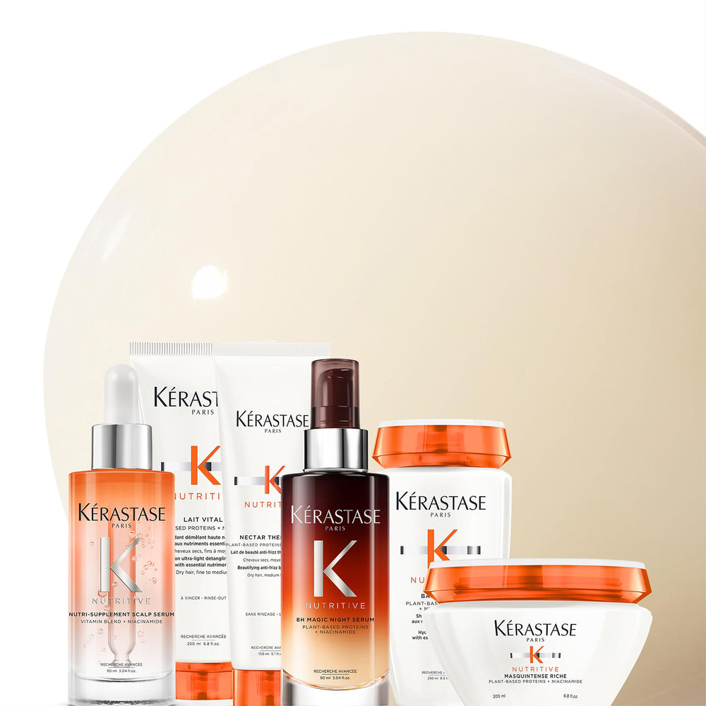 Cheveux fins devenant satinés après utilisation du Lait Vital