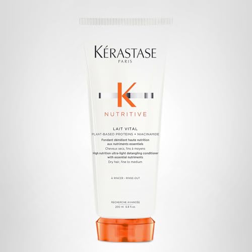 Routine Nutritive avec Lait Vital pour des cheveux hydratés