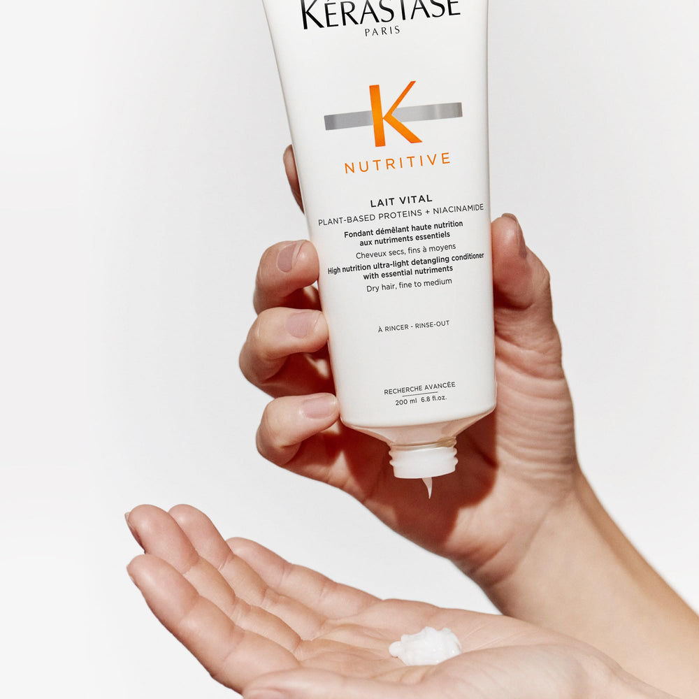 Texture crème légère du Lait Vital prêt à l'emploi