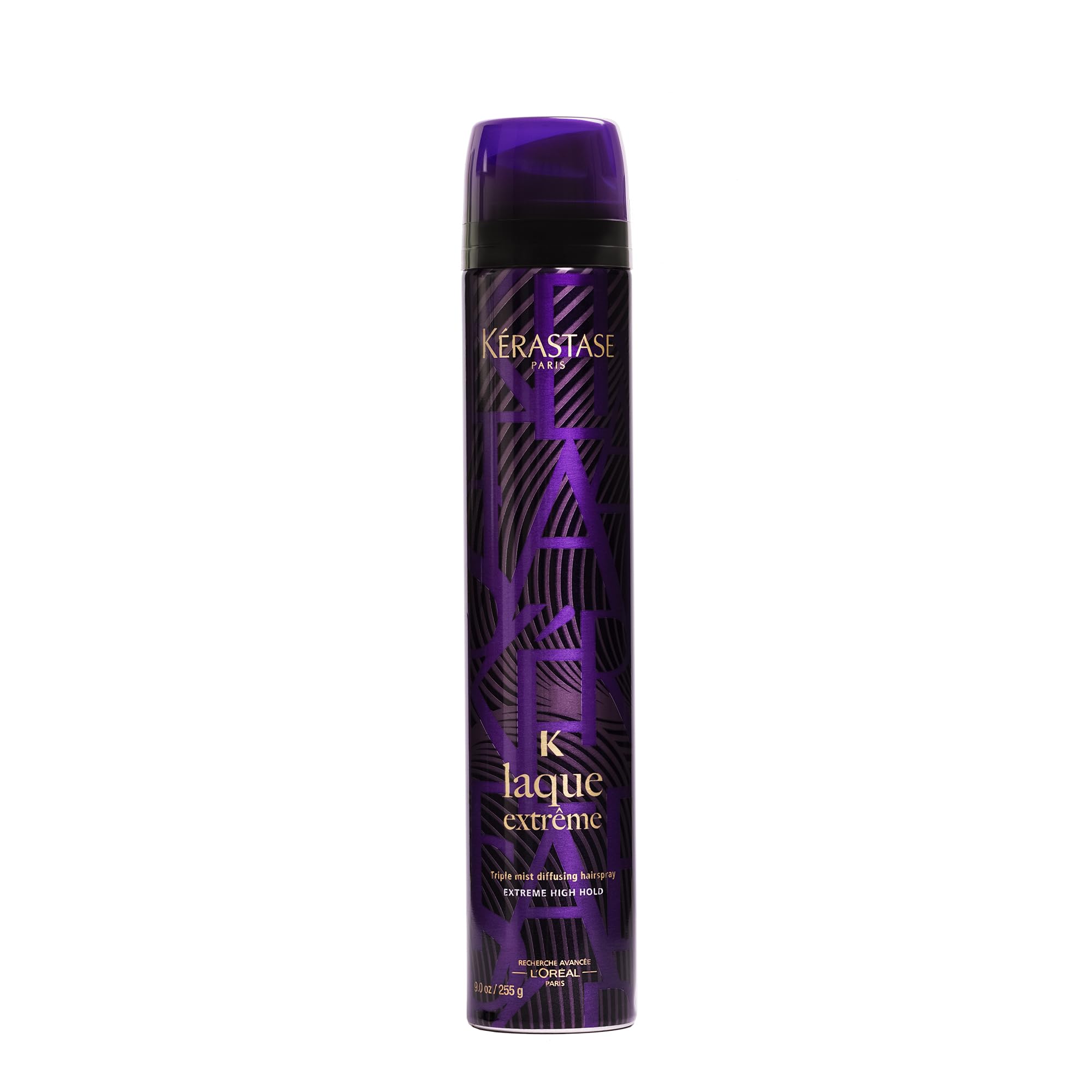 Kerastase Laque Extreme: flacon-pompe, tenue maximale et protection contre l'humidité.