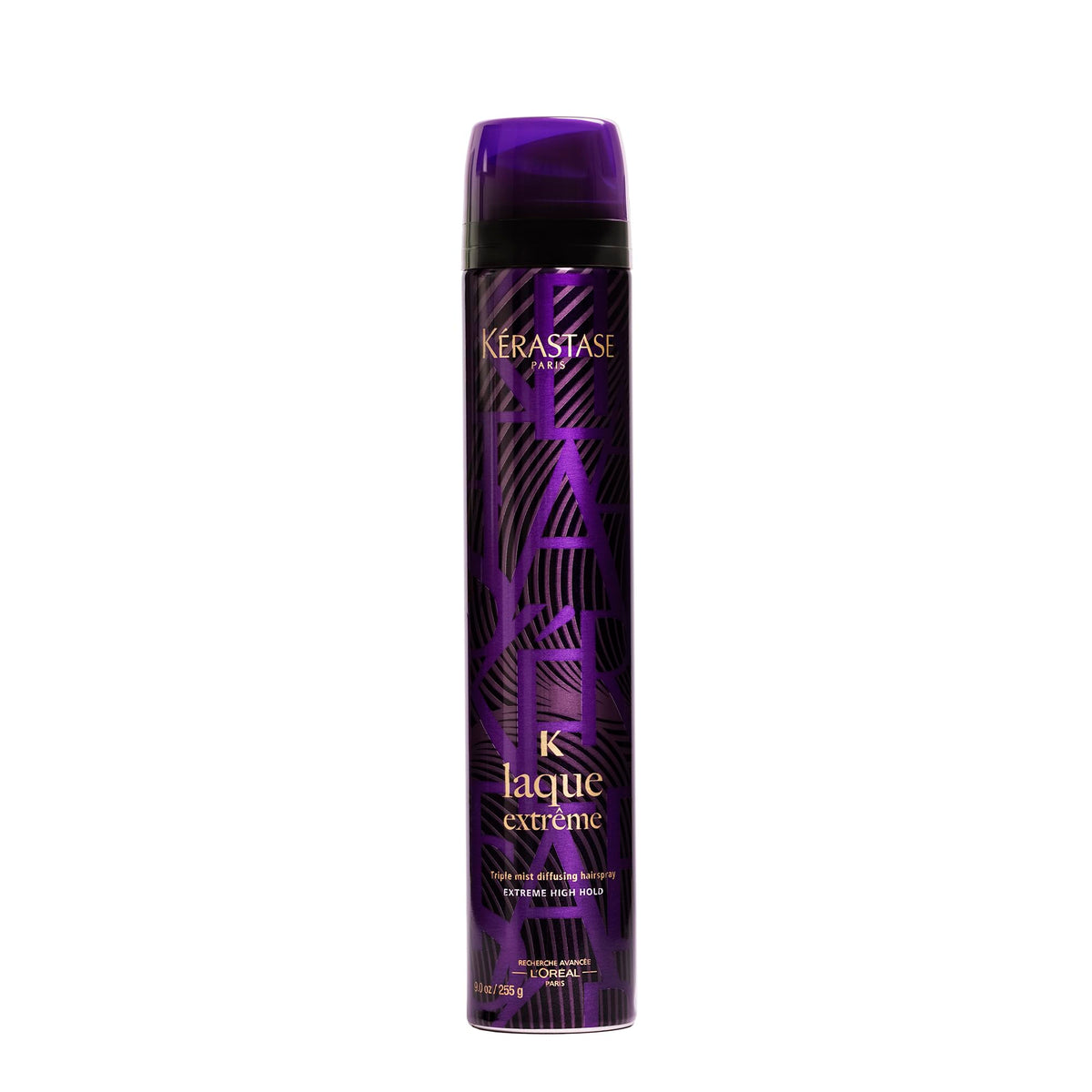 Kerastase Laque Extreme: flacon-pompe, tenue maximale et protection contre l'humidité.