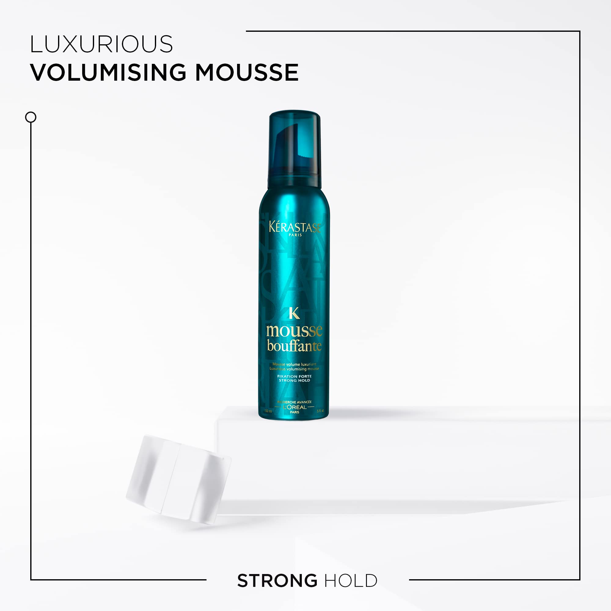 Kerastase Mousse Bouffante — application sur cheveux humides pour volume flexible