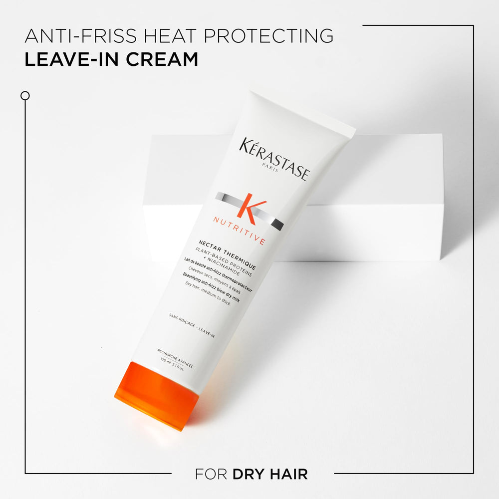 Cheveux nets et brillants après l’utilisation de Nectar Thermique.