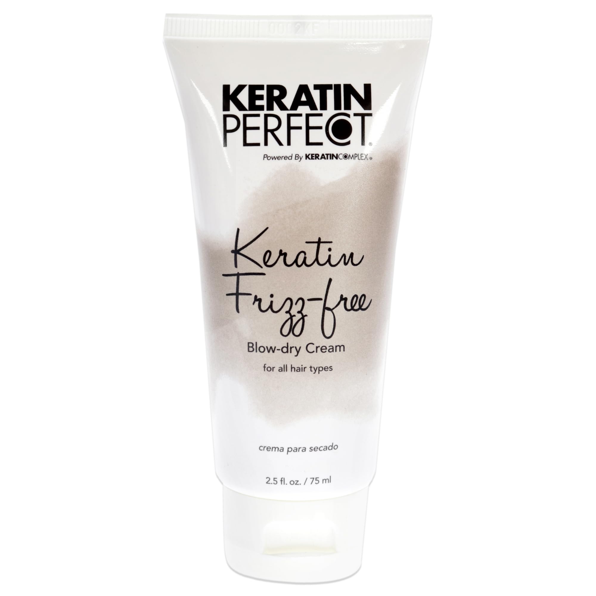 Keratin Perfect KP Frizz-free, bouteille 75 ml: pratique pour routine coiffure à domicile.