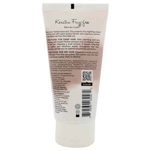 Keratin Perfect KP Frizz-free, séchage accéléré: gagnez du temps le matin.