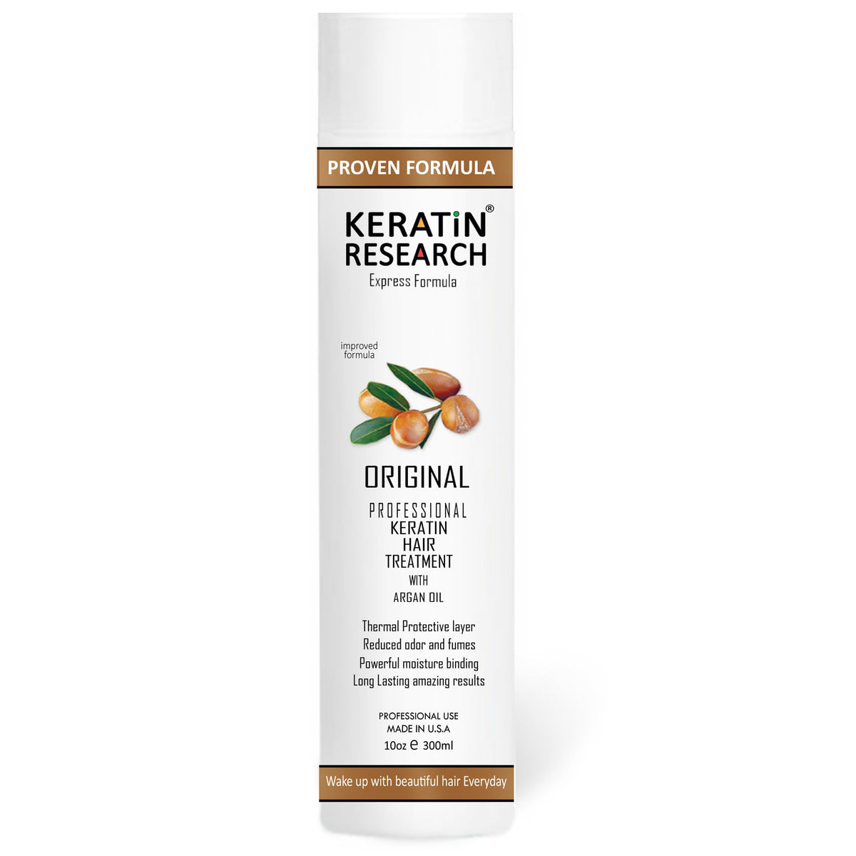 KERATIN RESEARCH bouteille KR-10oz prête à l’emploi pour un soin capillaire premium