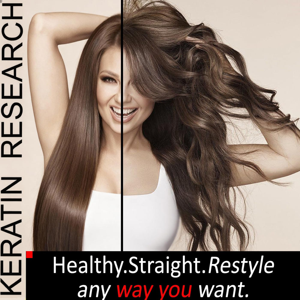 KERATIN RESEARCH – Ingrédients clé: kératine, collagène et huile d'argan.