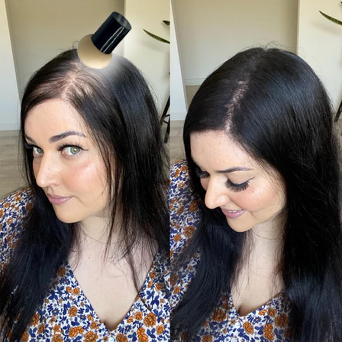 KERATIN RESEARCH Poudre Correctrice prolonge la couleur entre les visites en salon.