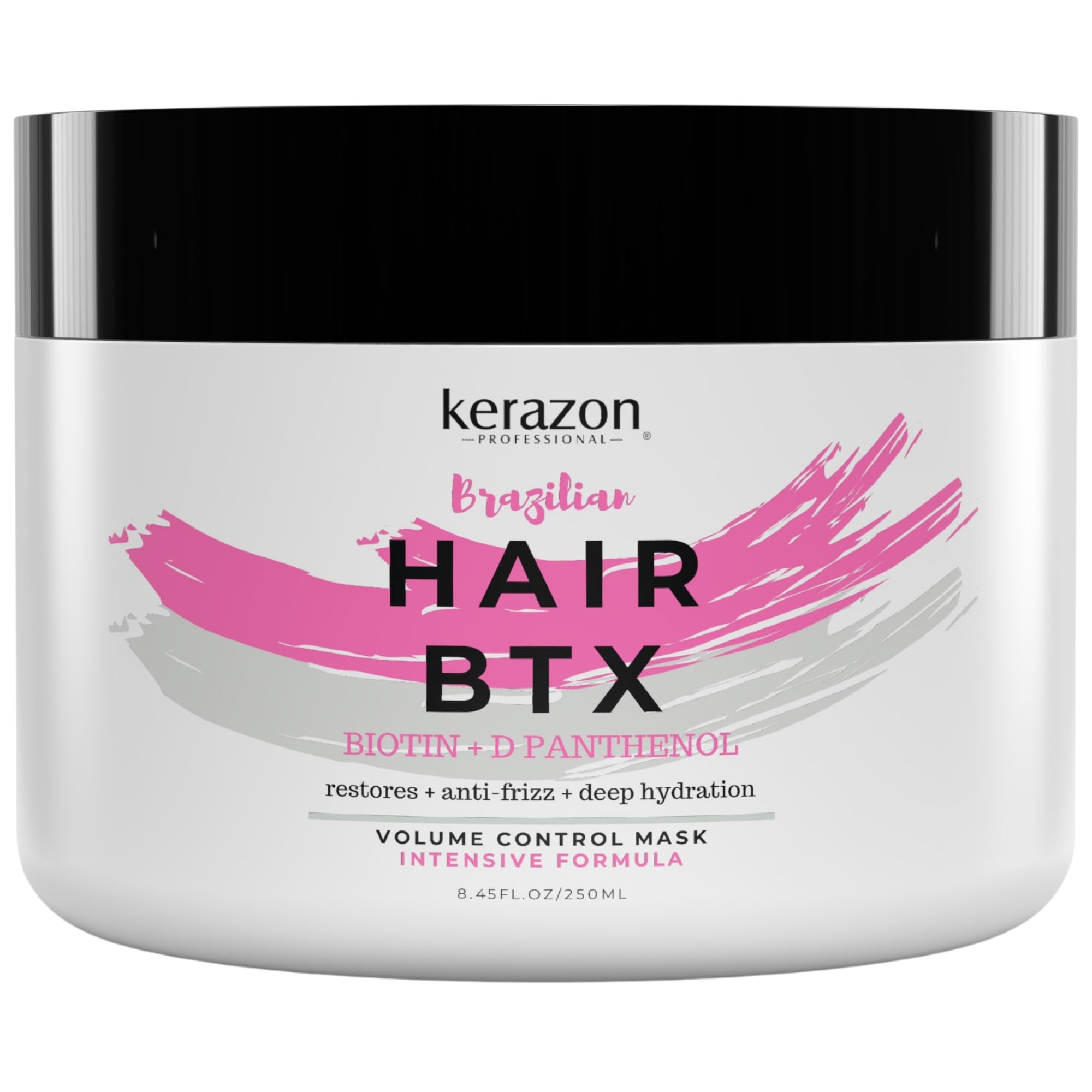 Kerazon BTX lissage brésilien – flacon, soin sans odeur et douceur.