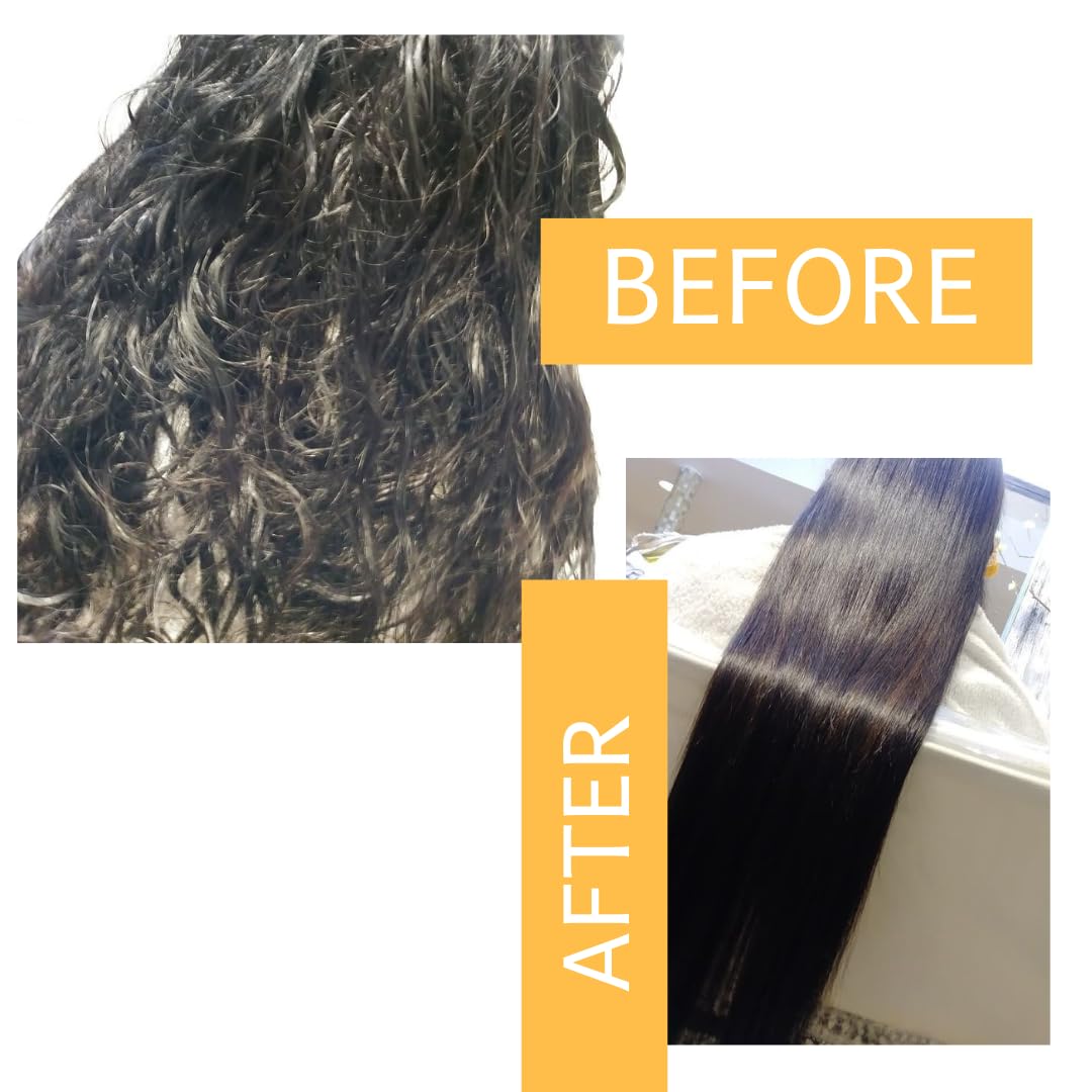 Kerazon Buriti Liss Kit – Résultats potentiels de lissage sur cheveux divers.