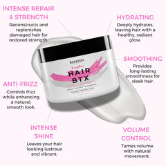 Kerazon masque capillaire thermiquement activé – pot, nourrit et répare les cheveux.