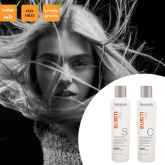 Kerazon Professional Après-shampoing en bouteille, apporte douceur et hydratation.