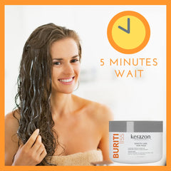 Kerazon Professionnel Masque Anti-Frisottis Buriti texture : réparation légère et brillance