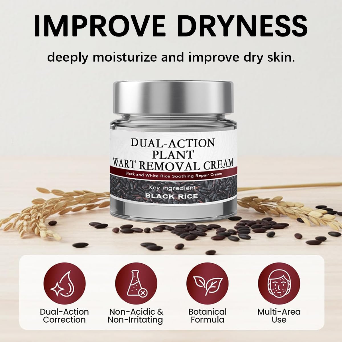 KeraErase Crème de renouvellement — massage d'application, absorption rapide.