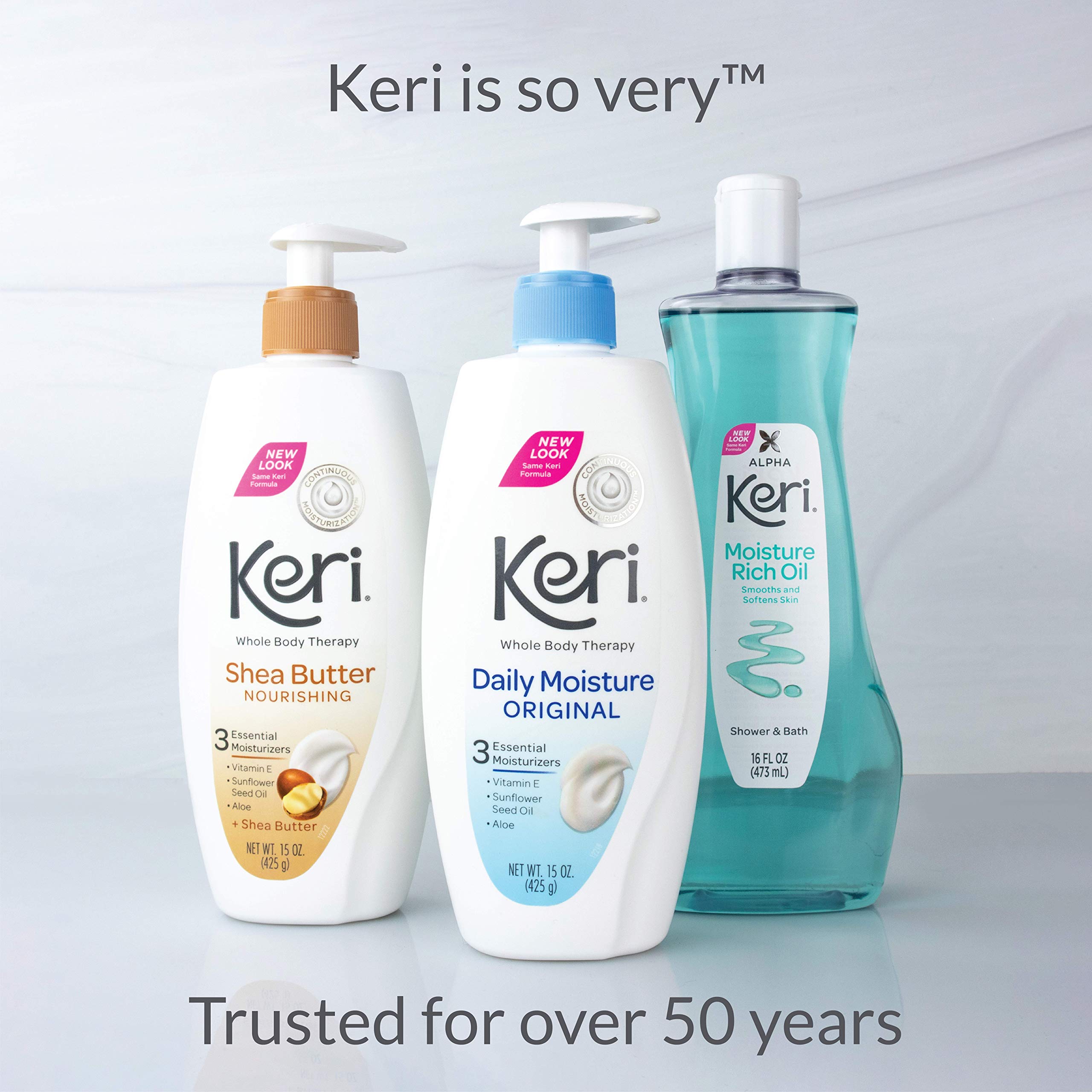 Keri apres-douche — application rapide pour peau douce