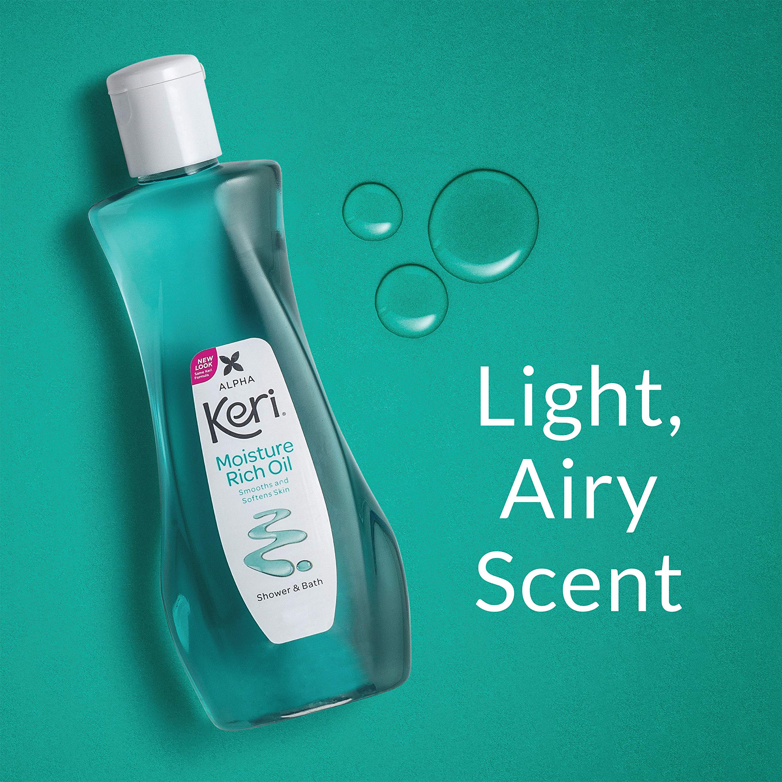 Eau de bain lumineuse grâce à l’huile Keri Delicate pendant le moment spa.