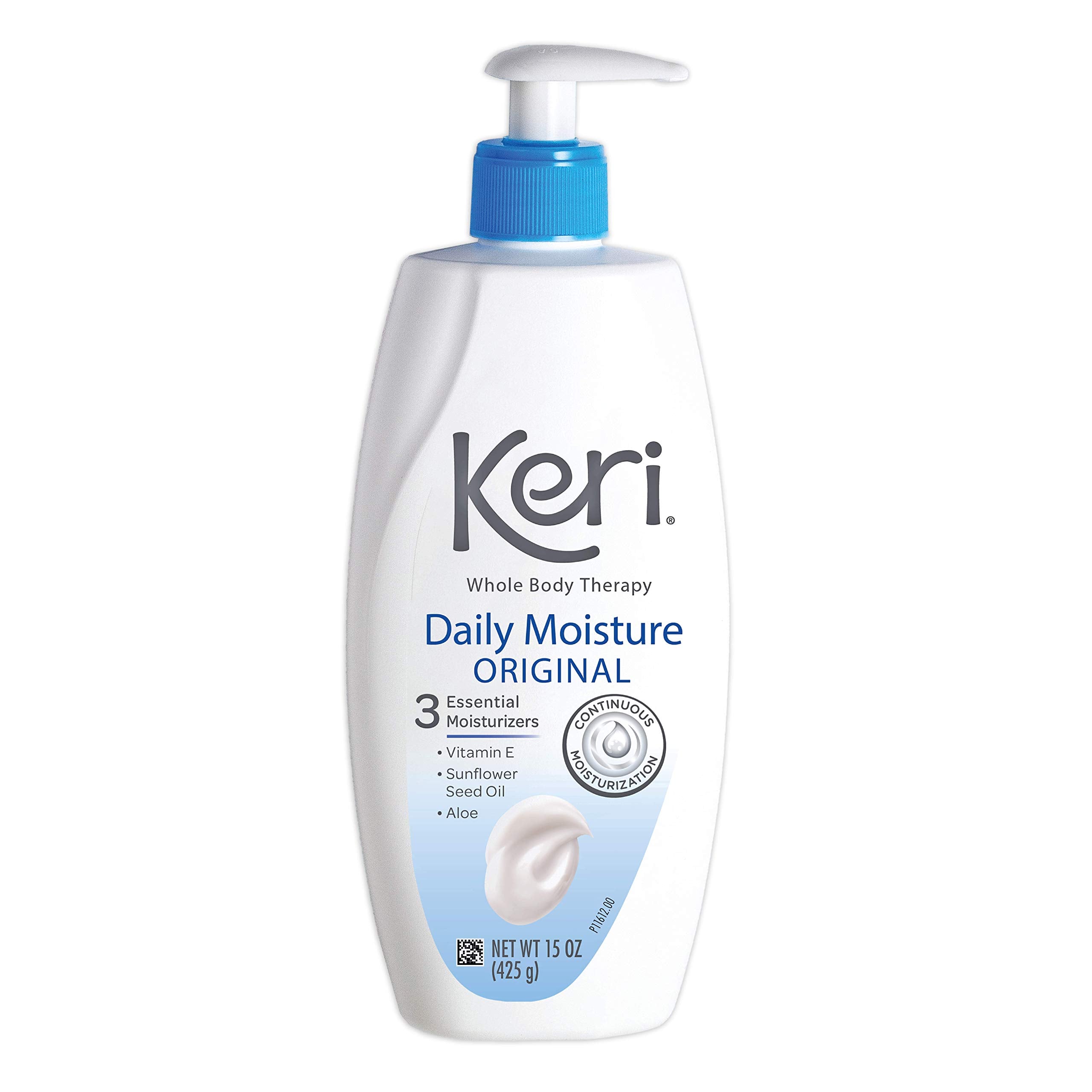 Keri Original Daily Moisture - lotion corps quotidienne 15oz, hydratation durable et peau douce.
