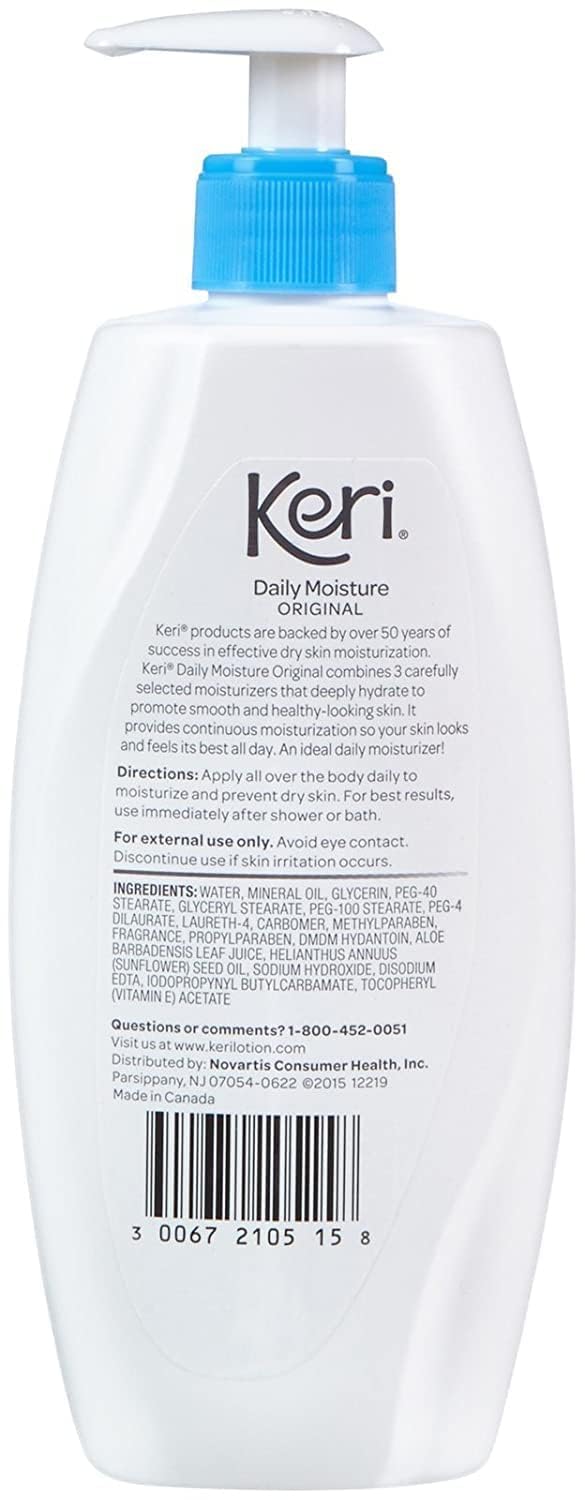 Keri Original Soin Hydratant – produit sur miroir de salle de bains.