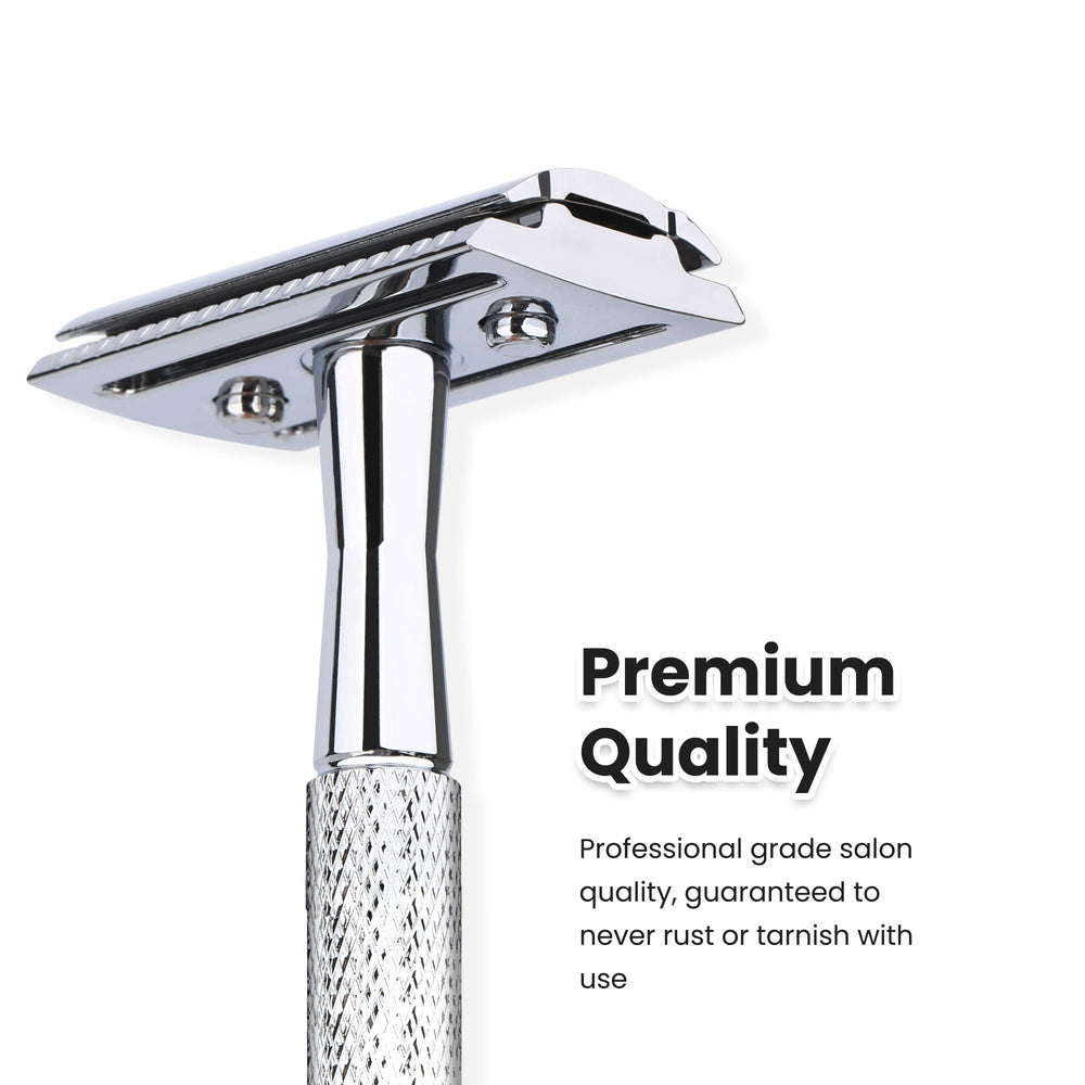 Lames en acier inoxydable Keropy, ensemble de 10 pour des rasages nets.