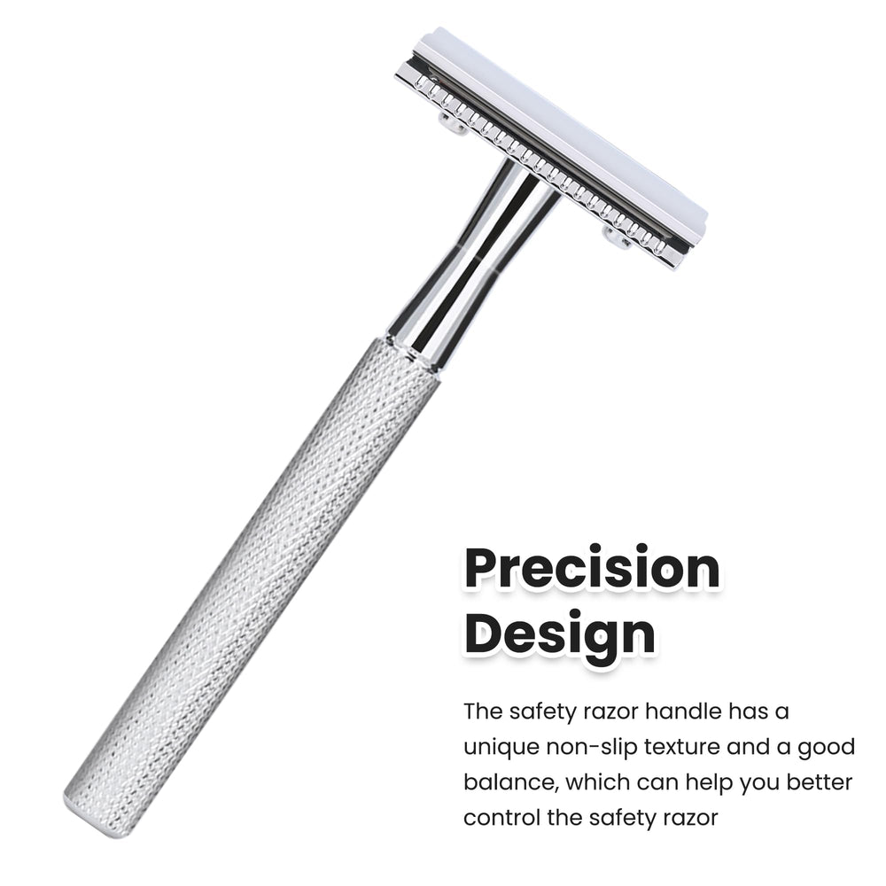 Rasoir Keropy affichant l’angle optimal de 30 degrés pour un rasage précis.