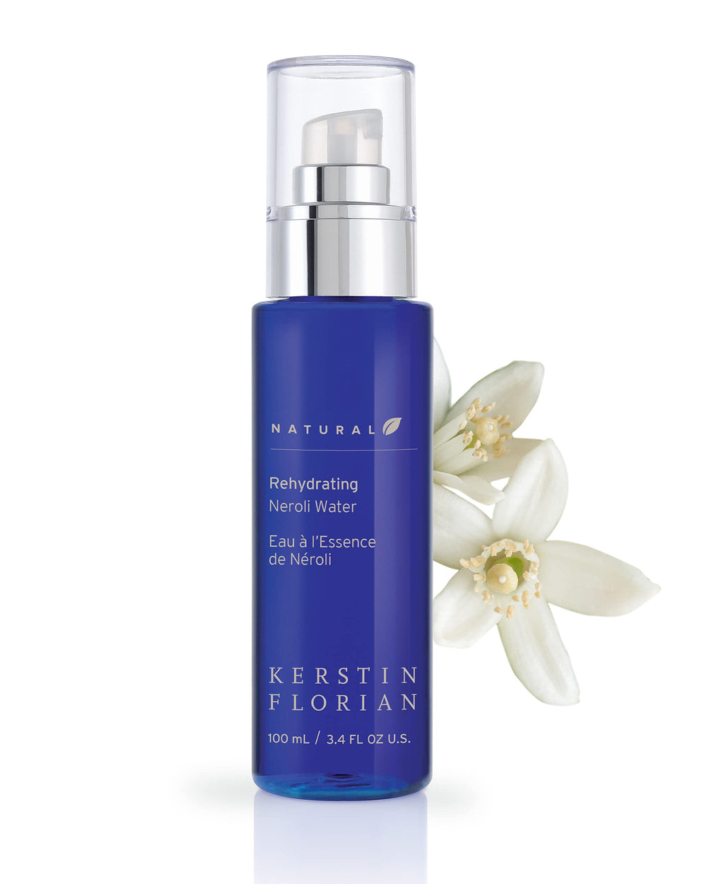Kerstin Florian Eau de Neroli pour le visage, bouteille prête à l'emploi.