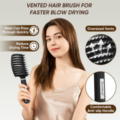 Brosse Kertiberif design incurvé offrant confort pendant le brossage.