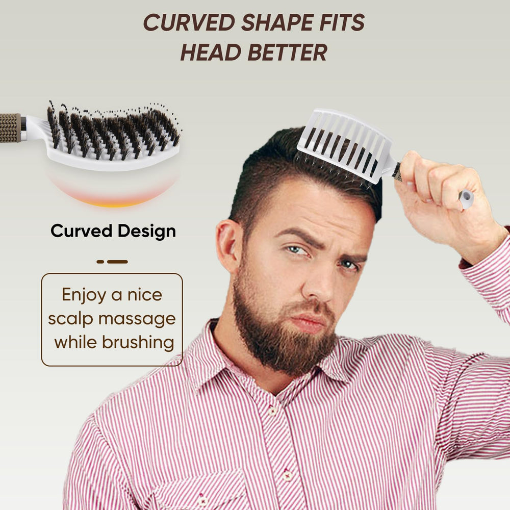 Brosse Kertiberif idéale pour femmes, hommes et enfants.