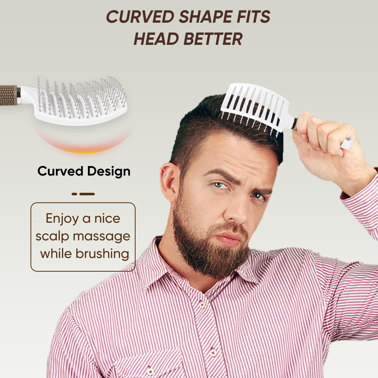 Brosse Kertiberif – ideale au quotidien sur cheveux boucles et epais.