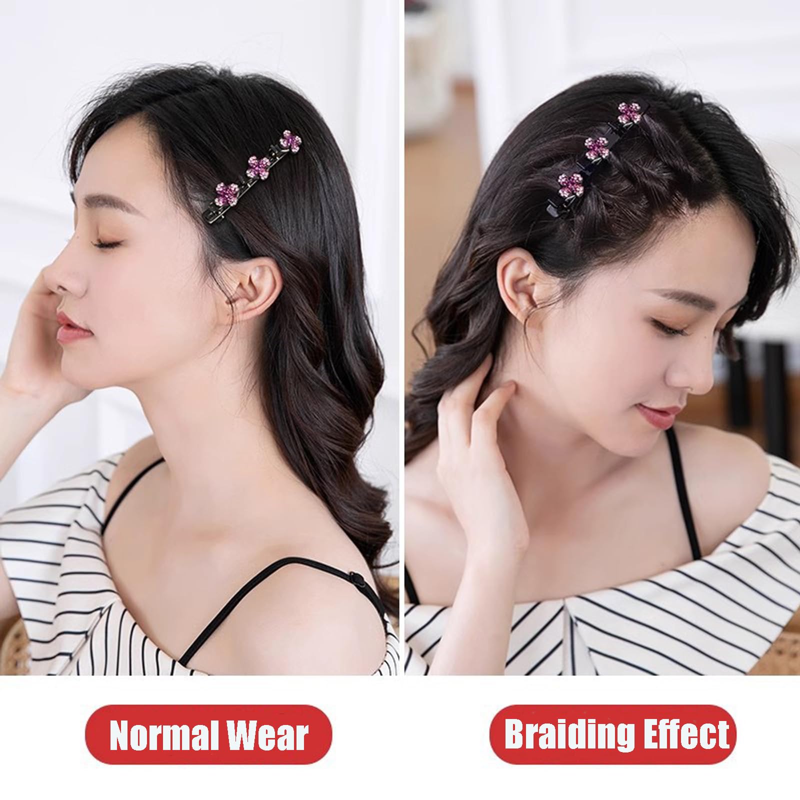 Barrette KERYALELA usage quotidien, pratique pour coiffer rapidement.