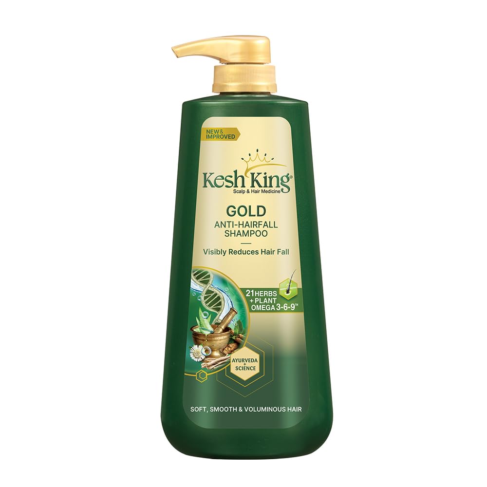 Kesh King Shampoing – bouteille anti-chute pour cheveux plus forts.