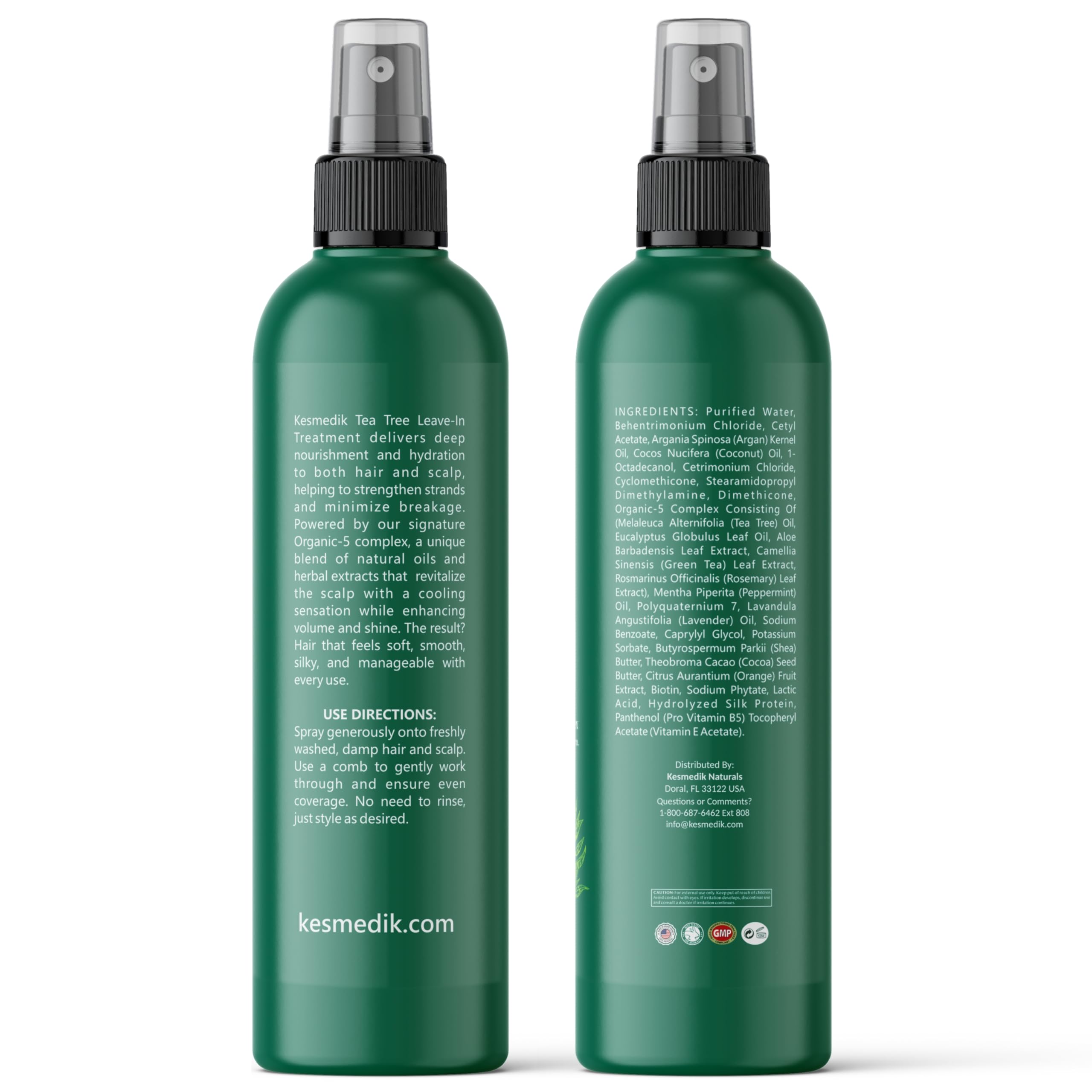 KESMEDIK Tea Tree Rosemary Leave-In: fabrique-aux-etats-unis.