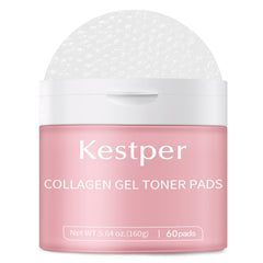 kestper collagene gel toner pad visage apporte une hydratation rapide et tonifiante.