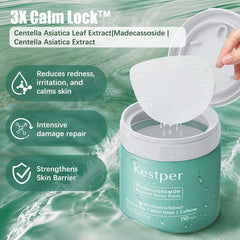 Kestper Toner Pads Centella Asiatica pores affinés et teint plus lisse.