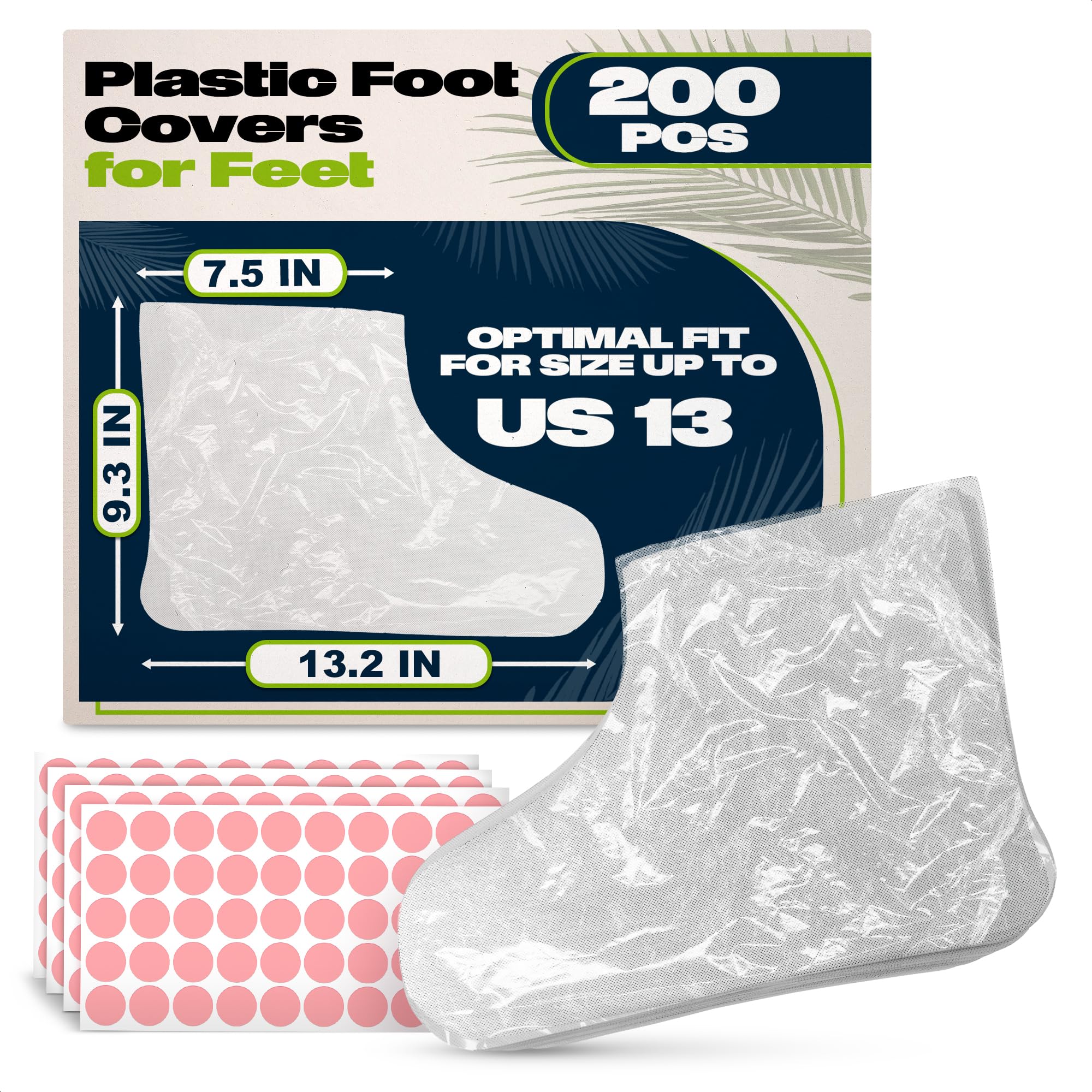 Ketar couvre-pieds plastique durable pour hydratation nocturne des pieds.