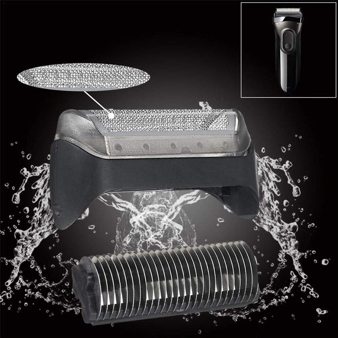 ketofa: tete de rasage compatible braun cruzer2 pour performance fiable