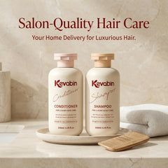 Kevabin après-shampoing romarin, bouteille prête à démêler les longueurs.