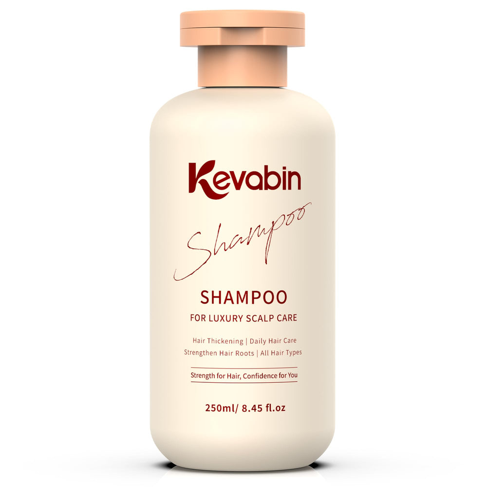 Kevabin Shampoing Croissance Cheveux Flacon, stimule les racines et donne du volume