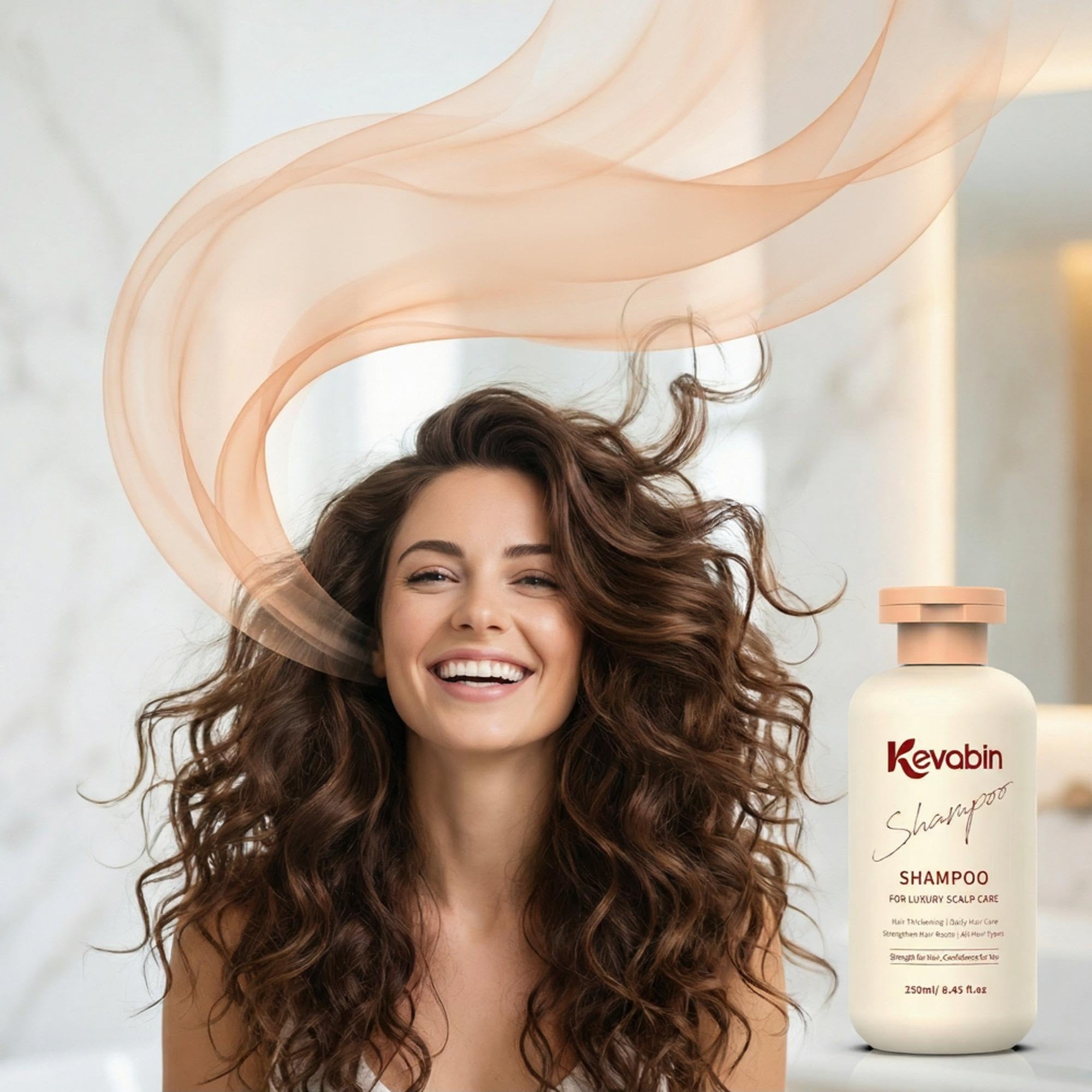 Kevabin Shampoing Sans Sulfates Vegan, formule respectueuse