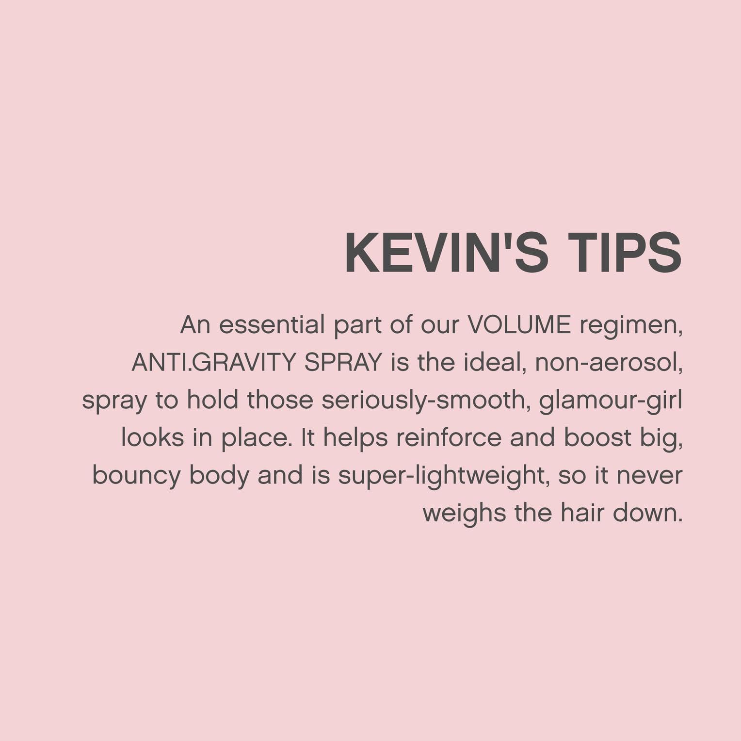 KEVIN.MURPHY ANTI.GRAVITY.SPRAY sans aérosol pour coiffure responsable