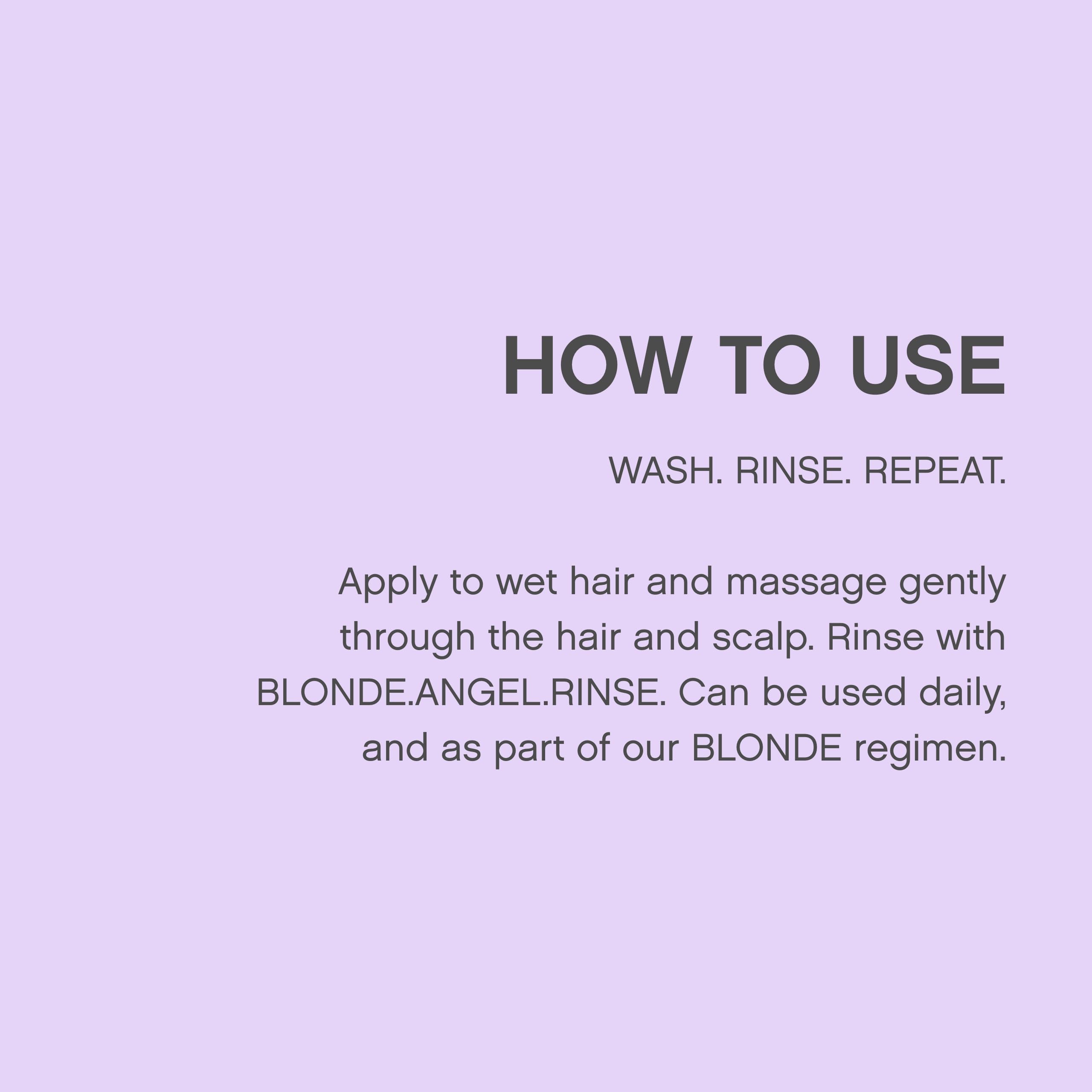 KEVIN.MURPHY BLONDE.ANGEL.WASH — Hydratation grâce au Murumuru et beurre de mangue