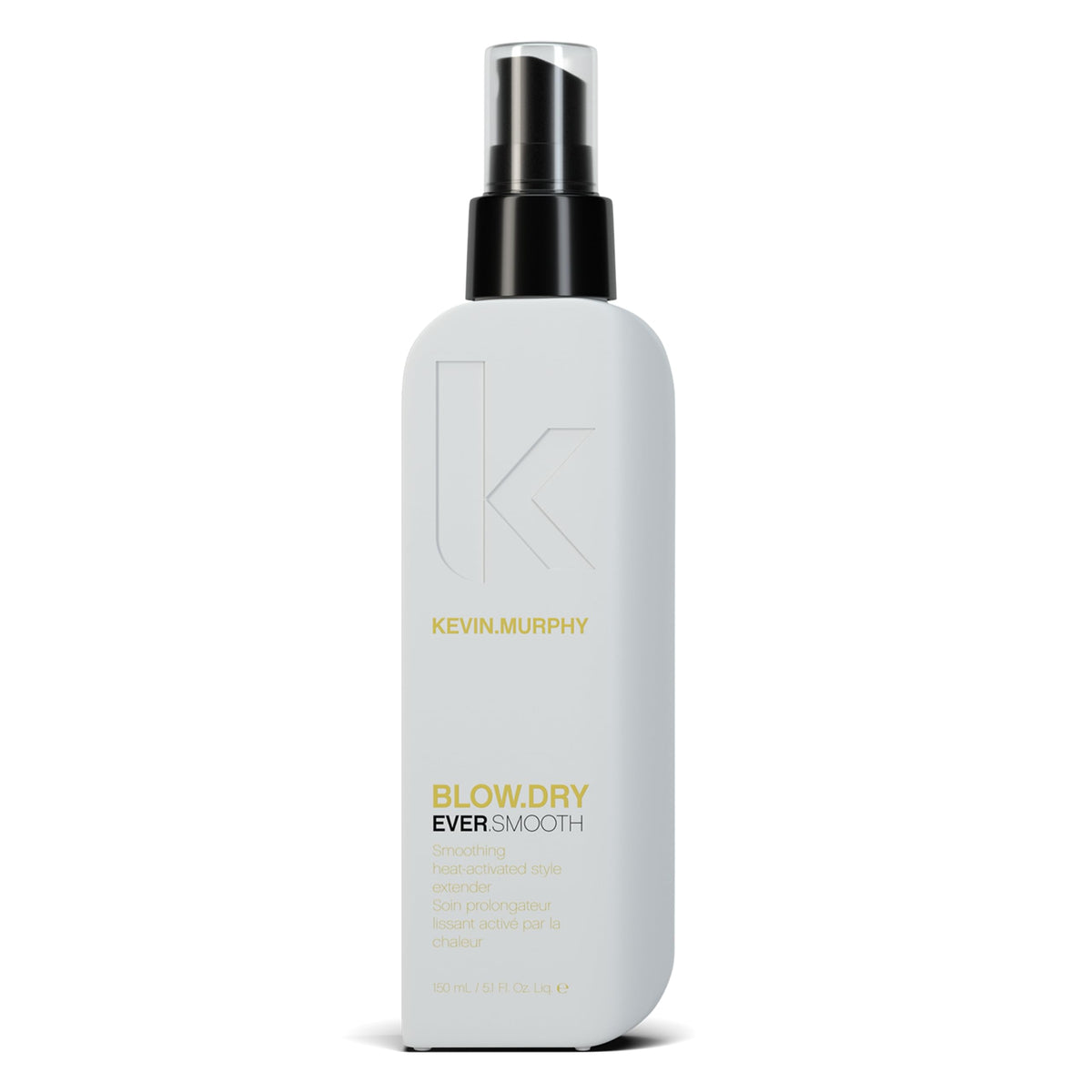 Bouteille Kevin Murphy BLOW.DRY EVER.SMOOTH prête pour un brushing fluide et sans frisottis.